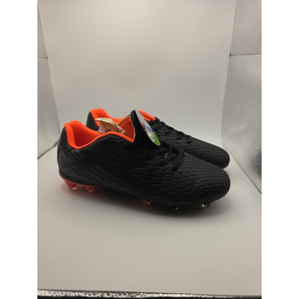 Hawkwell Soccer Cleats Men's 6 Black Orange Lace Up Exoframe Outdoor Football